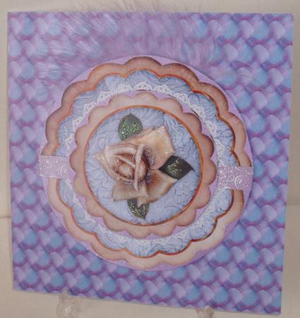 Mermaid Scales A4 Backing Paper by Michelle Sharpe