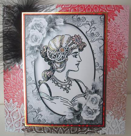 Doily Paper Insert 1 by Michelle Sharpe
