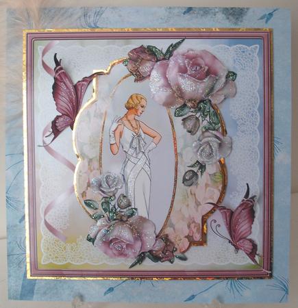 Rose and Elegance 8x8 Card Mini Kit by Michelle Sharpe