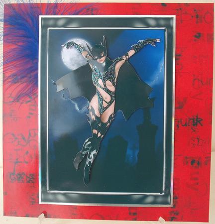 Men's Grunge Subtle Man Words A5 Card Front or Insert by Michelle Sharpe