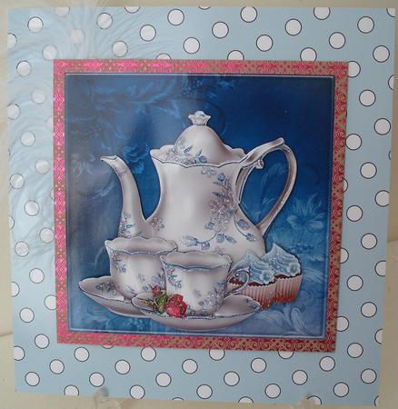 Blue Tea Time by Michelle Sharpe