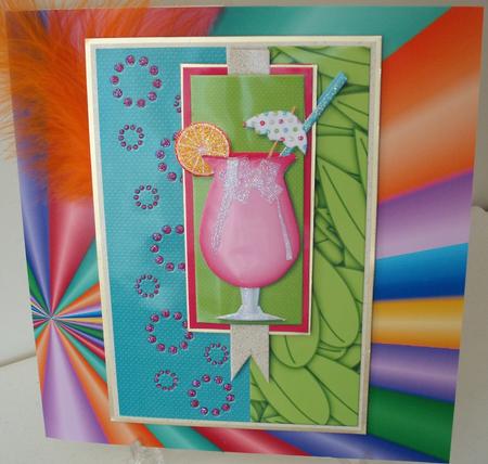 Multi Colour Insert, with Borders by Michelle Sharpe