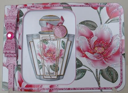 Cerise Magnolia Perfume 7x5inch Aperture Card Mini Kit by Michelle Sharpe
