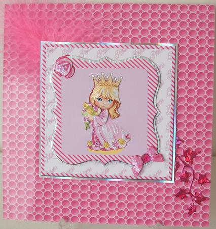 Little Princess Topper & Decoupage by Michelle Sharpe