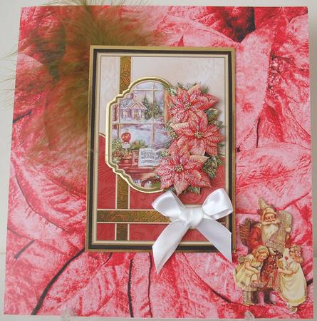 Christmas Carols at the Piano Card Topper & Decoupage by Michelle Sharpe