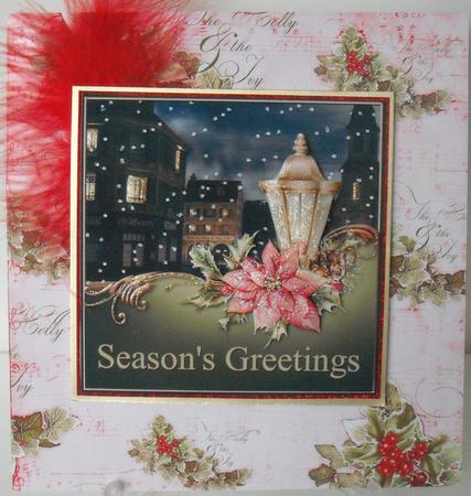 Christmas Lamplight Topper by Michelle Sharpe