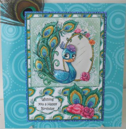 The Little Coy Peacock by Michelle Sharpe