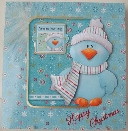 Season?s Tweetings Shaped Fold Card Kit by Michelle Sharpe