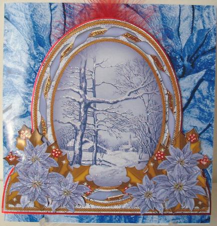 Blue Scene Special Large Oval Card Mini Kit by Michelle Sharpe