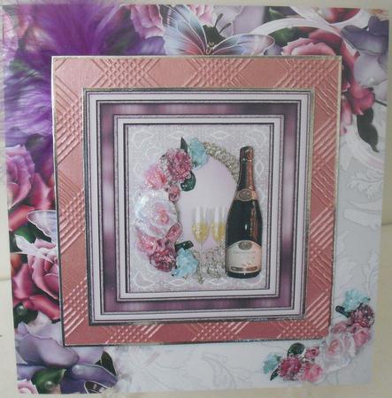Wedding or Anniversary Decoupage by Michelle Sharpe