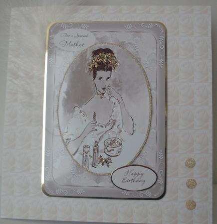 Sepia Mothers Day/ Mum's Birthday Card by Michelle Sharpe