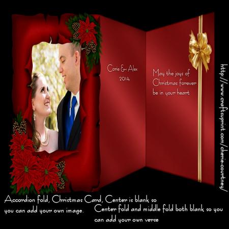 Christmas Frame by Cherie Courtney