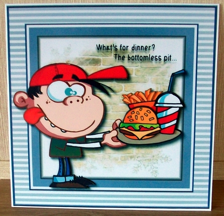 The Bottomless Pit -  Card Topper by Cheryl French