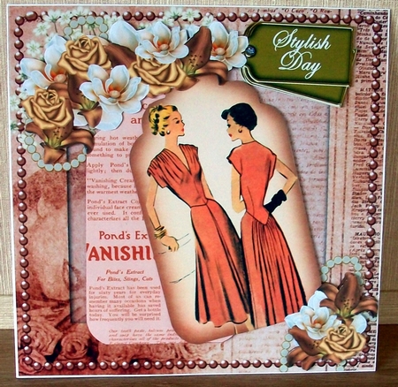 Posing Duo Stylish Day Oldie Worldy Fashion Mini Kit by Cheryl French