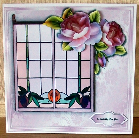 Roses Window Mini Kit by Cheryl French
