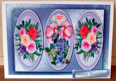 Lovely Water Coloured Flowers by Cheryl French