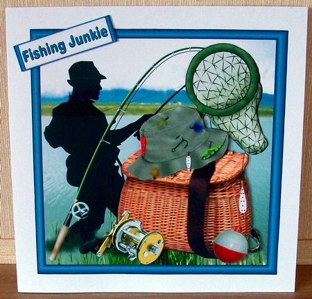 7x7 Fishing Junkie Mini Kit by Cheryl French