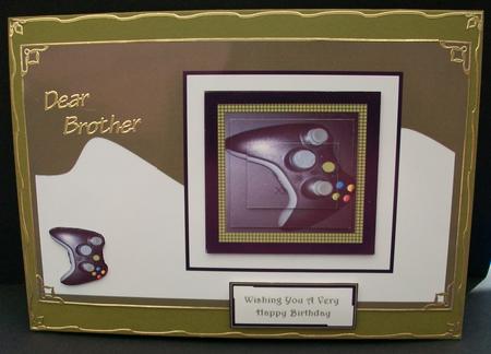 Card Front & Pyramid Toppers of Boys Toys by Cheryl French