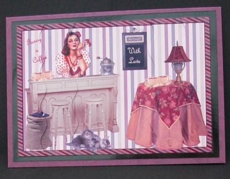 Time for a Coffee Wavy Side Stacker by Cheryl French