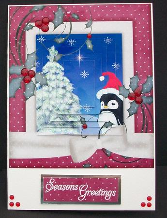Season Greetings from a Penquin by Cheryl French