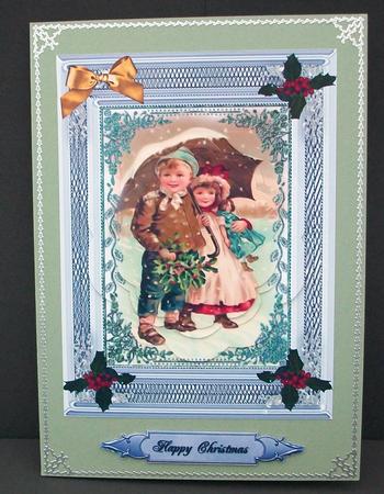Christmas Children Framed by Cheryl French