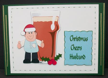 Christmas Cheers Husband by Cheryl French