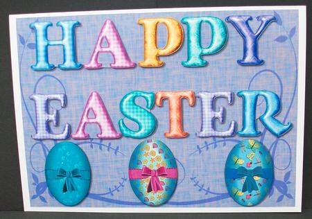 Easter Word Card by Cheryl French