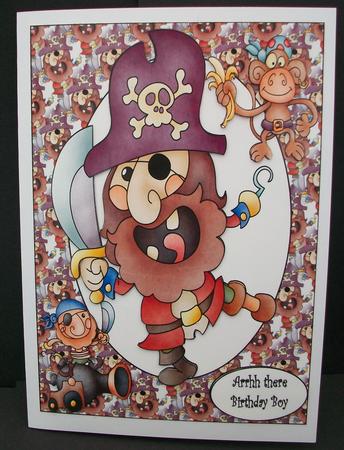 Arrrrh Birthday Boy by Cheryl French