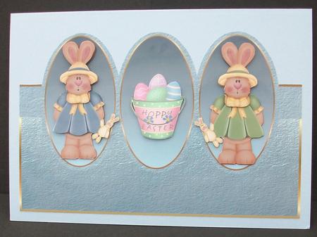 Hoppy Bunnies and Easter Eggs by Cheryl French