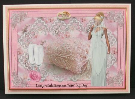 Wedding Dreams Wavy Corner Stacker by Cheryl French