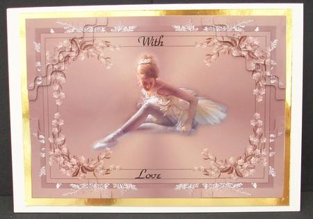Pretty Ballerina Wavy Quadro Corner Stacker by Cheryl French