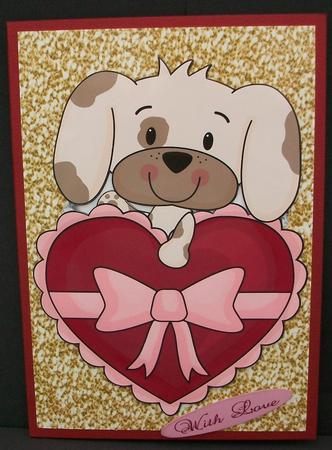 Cute Little Puppy with a Big Heart by Cheryl French