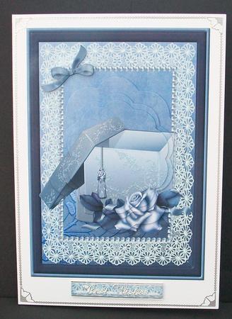 Blue Lace and Pearls by Cheryl French