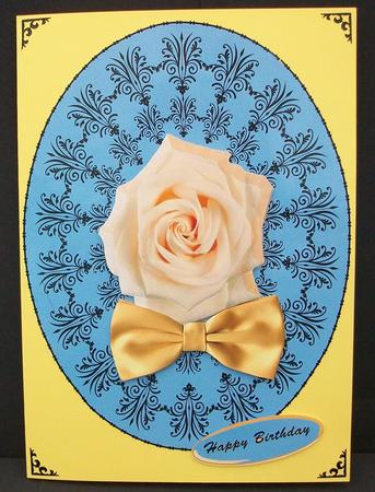 A Single Rose for You in Blue Numbers 0-9 for Any Age Group by Cheryl French