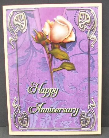 Anniversary Rose by Cheryl French