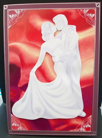 White Dancing Couple by Cheryl French