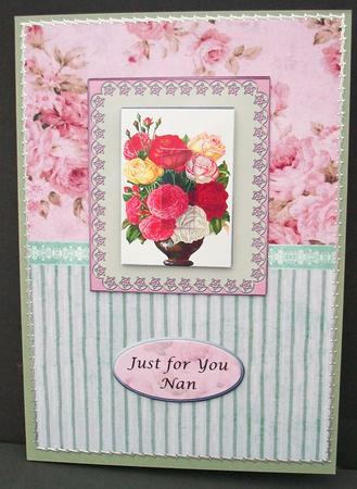 Roses on the Wall by Cheryl French