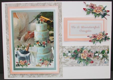 Champagne and Wedding Cake by Cheryl French
