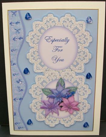 Lace Lilies and Gems by Cheryl French