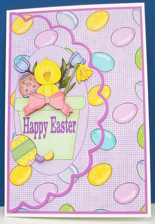 Easter Chicks Envelope Card by Cheryl French