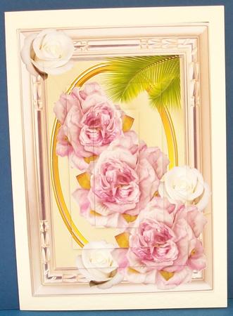 Pink Roses Pyramid by Cheryl French