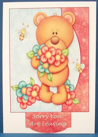 Flowers from Ted Envelope Card by Cheryl French