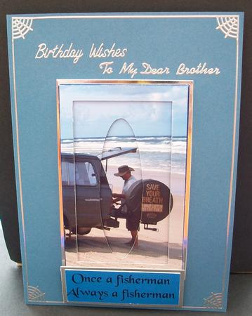 Once a Fisherman Always a Fisherman Best Wishescup by Cheryl French