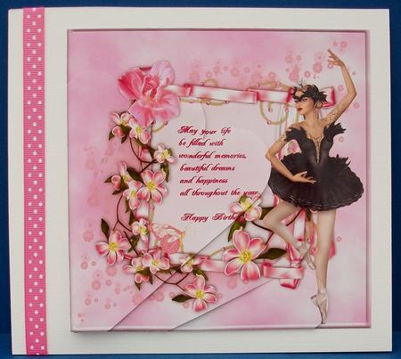 Ballerina Fan Shape Pryamage by Cheryl French