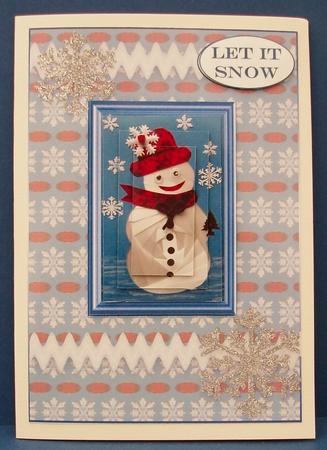 Snowmen with Red Hat Qs by Cheryl French
