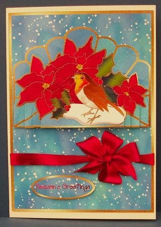 Merry Christmas Robin by Cheryl French