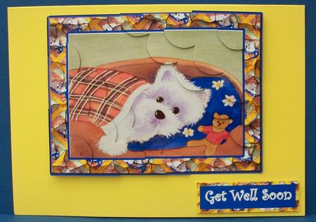 Tired Westie by Cheryl French