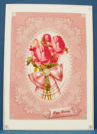 Rose and Ribbon by Cheryl French