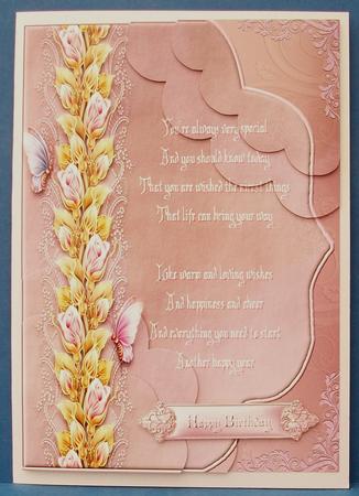 Roses Butterflies and Verse with Duo Corner Stacker by Cheryl French