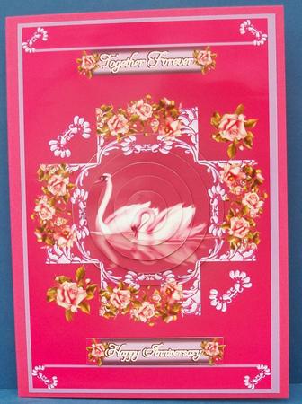 Swans N Roses by Cheryl French